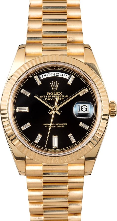 rolex presidential day date 14kt 40mm|Rolex Day-Date 40 price.